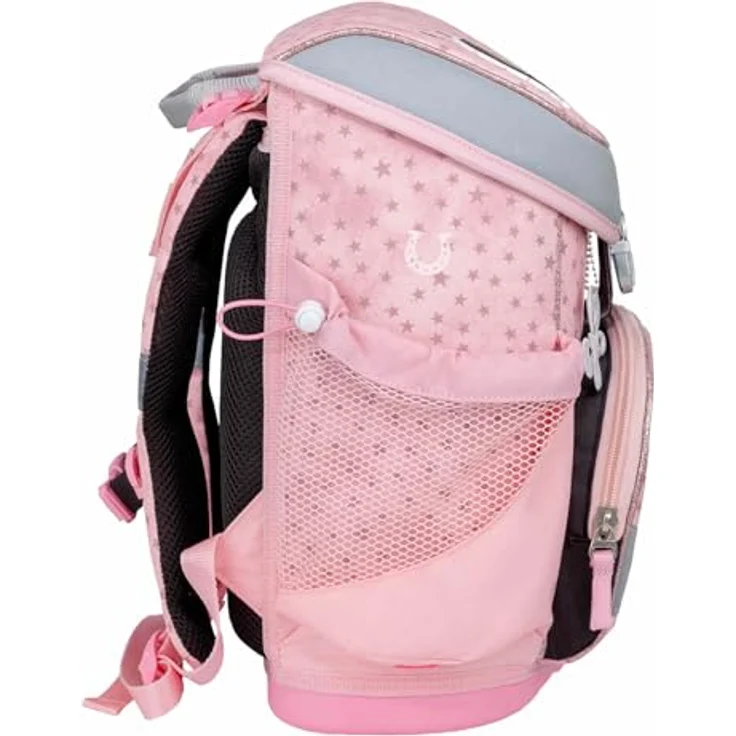 Belmil Mini-Fit Schulranzen Set 4-teilig (405-33/AG/S) (Star Horses) - Leichtes ergonomisches Schulranzen-Set für Erstklässler, wasserdicht, reflektierende Elemente, AGR empfohlen – Bild 4