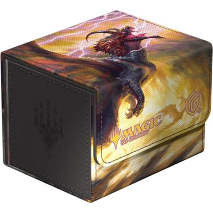 Ultimate Guard Sidewinder 100+ Xenoskin Magic: The Gathering "Tarkir: Dragonstorm" Ghostfire - Stormscale Scion, Designed for 100 Double-Sleeved Cards, Xenoskin Material mit Mikrofaser-Innenfutter, Magnetverschluss – Bild 1