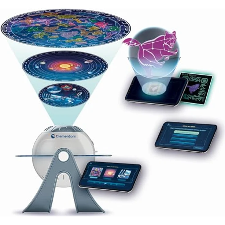 Clementoni Galileo Lab Sternen-Projektor - Interaktive Himmelsbeobachtung & innovative App-Funktionen - Planetarium Spielzeug für Kinder ab 8 Jahren, 59372 – Bild 5