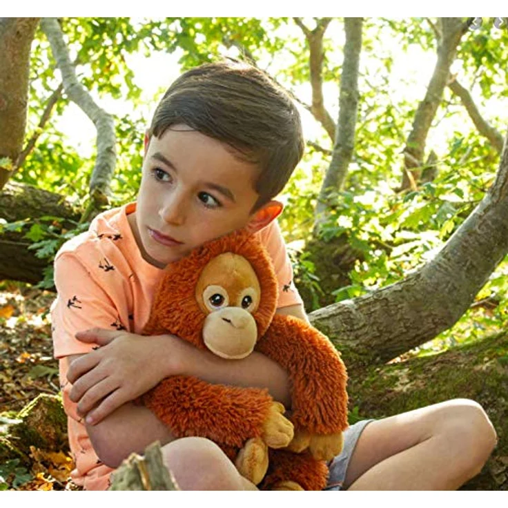 Keel Toys Keeleco SE6115 Plüschtier Orang-Utan, 18 cm, recycelte Materialien, Baumwollaugen – Bild 2