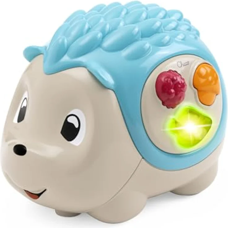 Chicco Igel Tag&Nacht, Nachtlicht und Activity Center für Babys ab 0 Monaten, mit Leuchttasten, Geräuschen und entspannenden Melodien, interaktive Funktionen für 6 Monate+ – Bild 1
