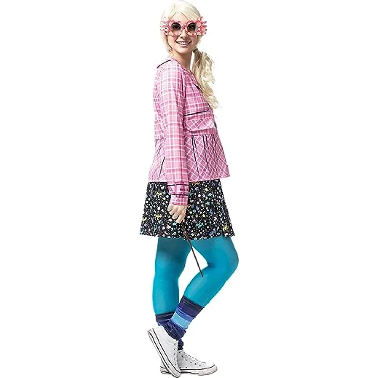 Funidelia Luna Lovegood Kostüm für Damen, Harry Potter Verkleidung in Rosa, Größe L, für Karneval, Halloween & Kostümpartys – Bild 2