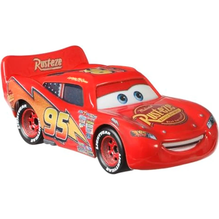 Mattel Auswahl Fahrzeuge Racing Style | Disney Cars | Die Cast 1:55 Auto, Typ:Lightning McQueen – Bild 3