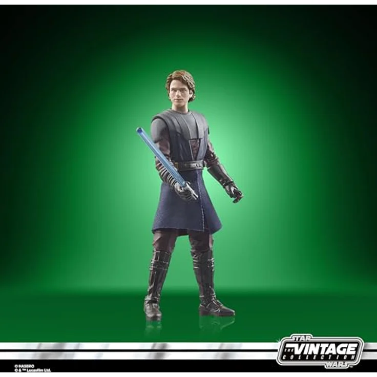 Star Wars The Vintage Collection Anakin Skywalker Action-Figur, 9,5 cm mit Lichtschwert und Kenner Verpackung – Bild 5