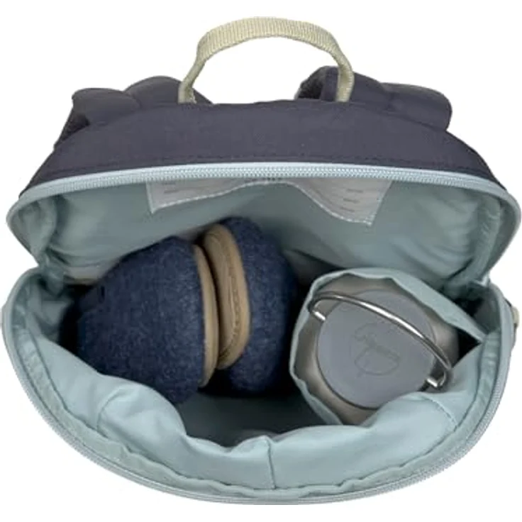 LÄSSIG Kleiner Kinderrucksack für Kita, 3,5 Liter, mit Brustgurt, wasserabweisendes Material, Cloud dunkelblau – Bild 4