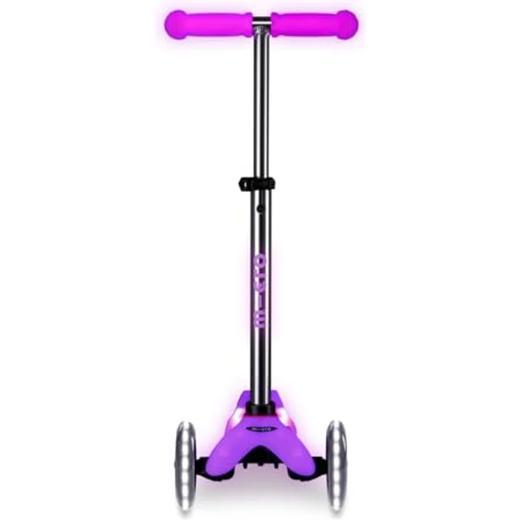 Micro Mini Deluxe Glow LED Plus Frosty Pink, Scooter mit leuchtenden Elementen ohne Batterien – Bild 4