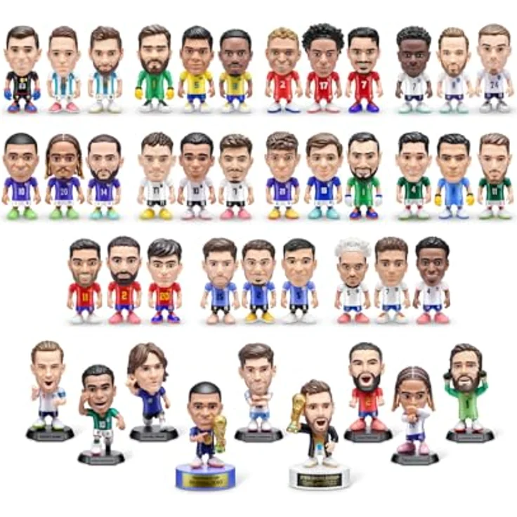 Zuru Ballers FIFA World Cup, Sammelfigur mit Fußball, Mini-Fußball und Sammelkarte, 1St. – Bild 3