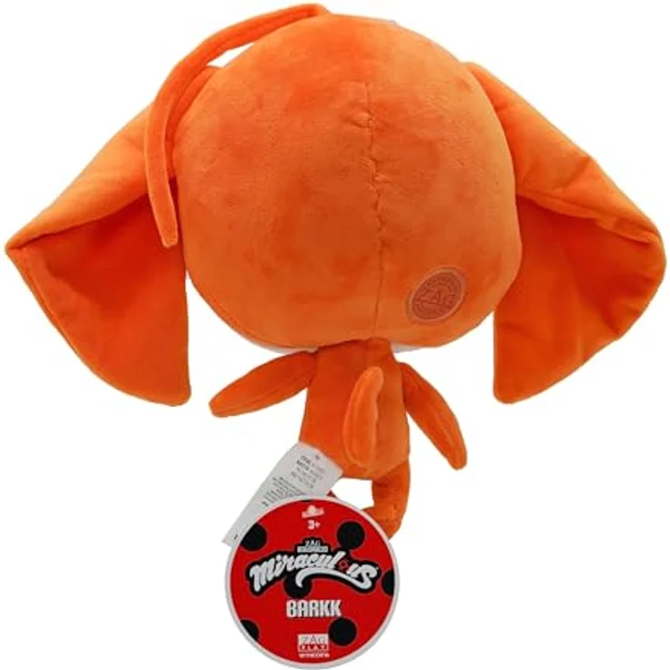 Miraculous Barkk, 24 cm Plüschfigur mit funkelnden Augen und Glitzereffekten, kuschelig weich – Bild 2