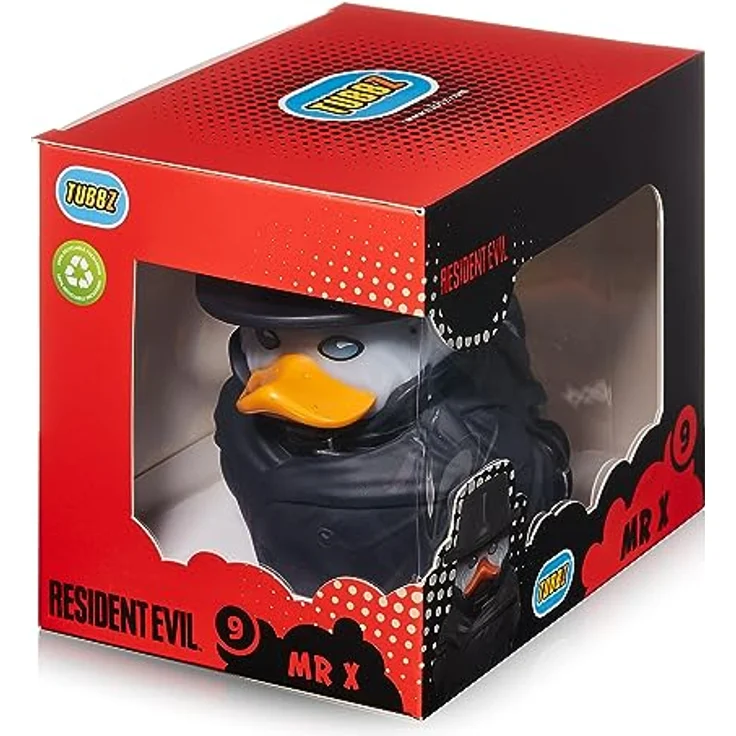 TUBBZ Box-Ausgabe Mr X T-00, Sammler-Vinyl-Gummiente Figur mit Resident Evil Design, 9 cm hoch – Bild 2