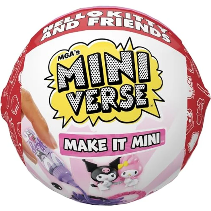 MGA's Miniverse Make It Mini Hello Kitty and Friends Serie 2, Sammelset mit 12 Miniatur-DIY Artikeln, Blindverpackung, für Sammler & Kinder ab 8 Jahren, nicht essbar – Bild 1