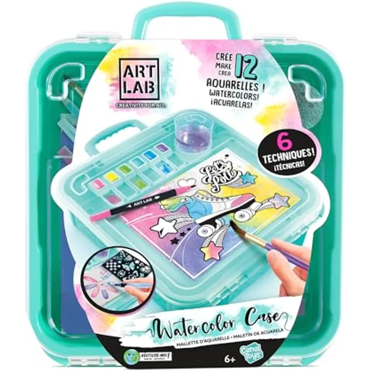 Canal Toys Wasserfarbenset Water Color Case, bunt, für Kinder ab 6 Jahren – Bild 3