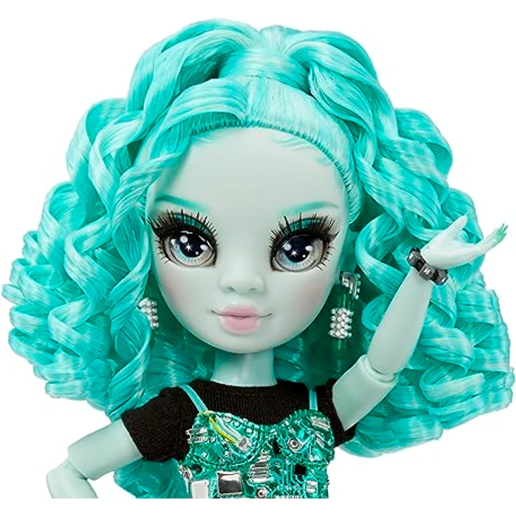 Rainbow High Shadow High Serie 3 - Berrie Skies - Grüne Modepuppe - Modisches Outfit und mehr als 10 Bunte Spielaccessoires - Ideal für Kinder von 4-12 Jahren und Sammler – Bild 3