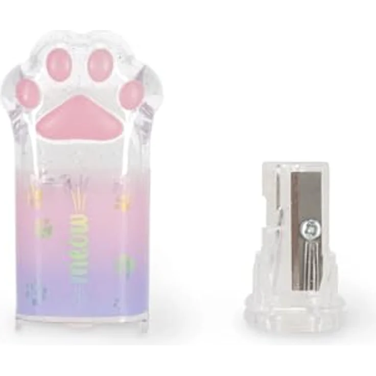 Legami Anspitzer mit Behälter - Meow, praktischer Anspitzer für Bleistifte mit Spänesammler – Bild 2