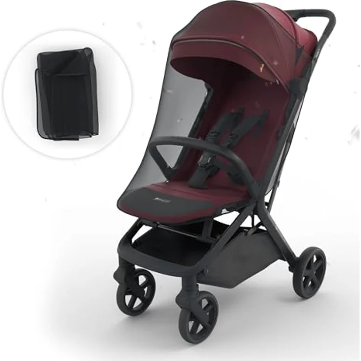 Kinderkraft Nubi 3, Sportbuggy mit automatischer Faltfunktion, UV-Schutz 50+, bis 27 kg belastbar, grau – Bild 7