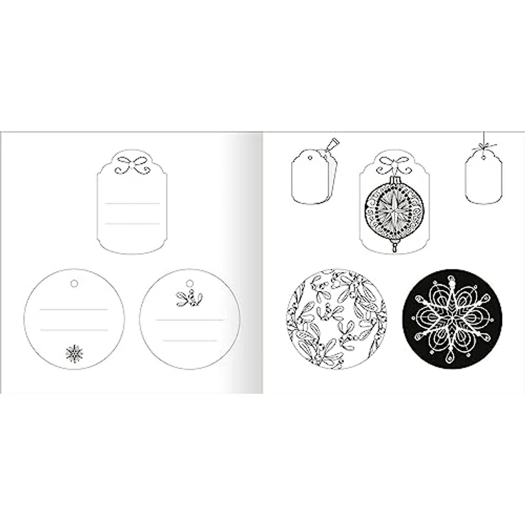 Ars Edition Adventskalender Ausmal-Adventskalender – Mandala-Zauber mit 24 verschiedenen Motiven für kreative Beschäftigung zur Entspannung – Bild 5