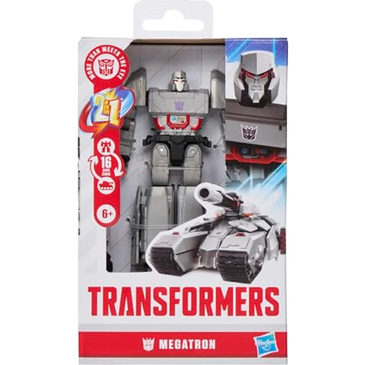 Transformers Prime Changers Megatron, 2-in-1 Action-Figur, verwandelbar in Spielzeugpanzer, 12,5 cm, ab 6 Jahren – Bild 2