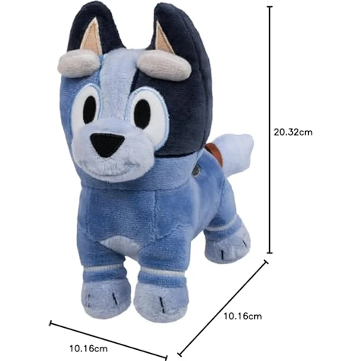 Moose Toys Bluey Plüsch Socks Kuscheltier, weicher Hund 20 cm, ideal für Kinder ab 3 Jahren – Bild 6