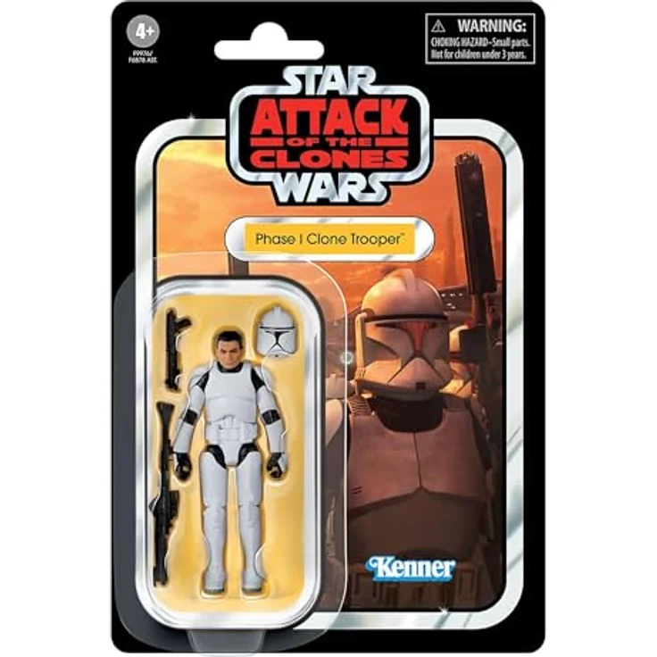 Star Wars The Vintage Collection Phase I Klonkrieger Action-Figur, 9,5 cm, mit Blastern und Kennerverpackung – Bild 3