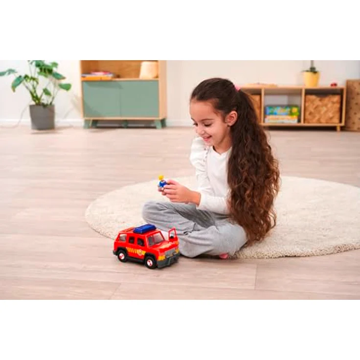 Simba Sam First Responder Fahrzeug, rotes Einsatzfahrzeug mit Licht, Sound und Zubehör, 19 cm – Bild 10