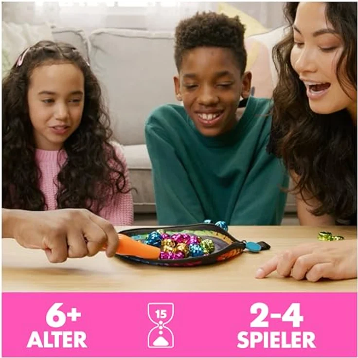 Spin Master Games Bellz - Das anziehende Magnetspiel für die ganze Familie, mit Neoprentasche, 2-4 Spieler ab 6 Jahren – Bild 2