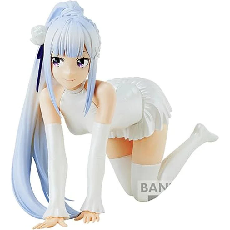 Banpresto RE Zero – Emilia Celestial Vivi Figur 13 cm, Sammelfigur in beliebter Pose – Bild 1