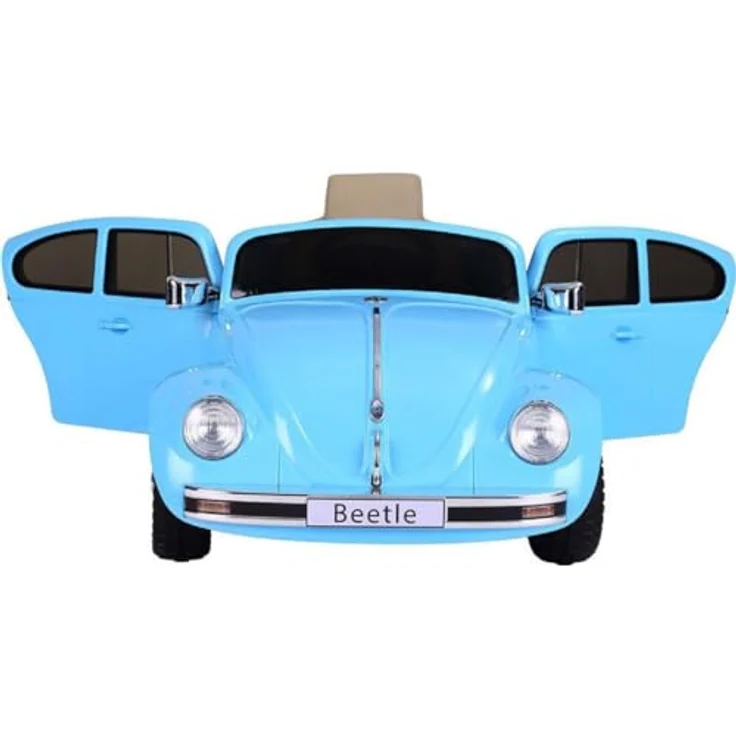schnaeppchenmeile-online Kinder Elektroauto Volkswagen Käfer Oldtimer, 12 Volt, zwei Motoren, Soft Start, Musikmodul, 1-Sitzer für Kinder bis 5 Jahre – Bild 2