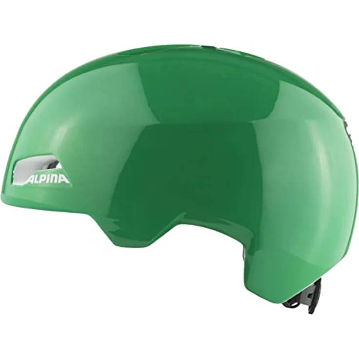 ALPINA HACKNEY Kinderfahrradhelm, Leicht & Bruchfest, mit Nachrüstbarem LED, green gloss, 51-56 cm – Bild 3
