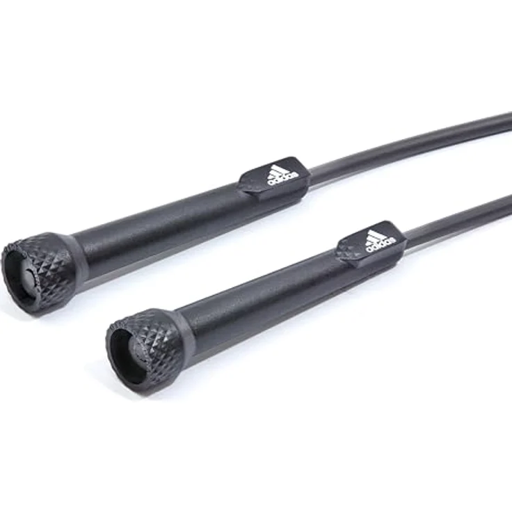 Adidas Springseil Essential, verstellbar bis 280 cm, höhere Geschwindigkeit durch PP-Gummierung, robustes Design für Erwachsene und Kinder – Bild 3