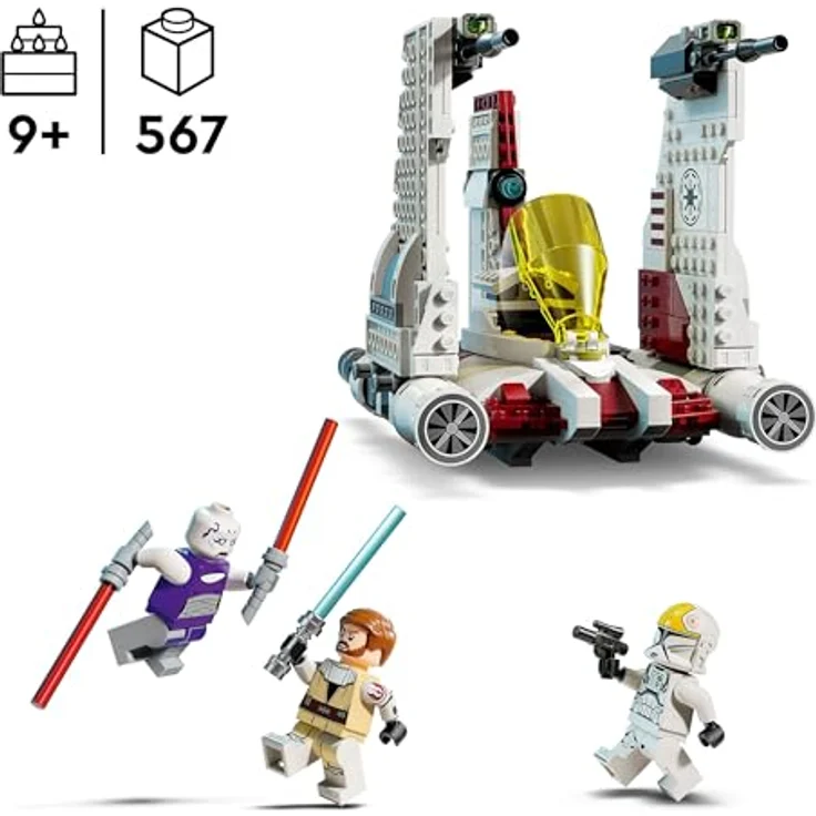 LEGO Star Wars 75432 V-19 Torrent-Sternjäger, 567-teiliges Set mit beweglichen Flügeln und Shootern, für Kinder ab 9 Jahren – Bild 2