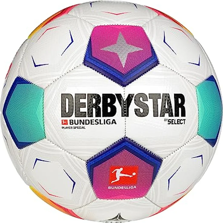Derbystar Bundesliga Player Special v23 - Bundesliga Ball 23/24 - Unisex Fußball Größe 5 im Design des Offiziellen Spielballs – Bild 1