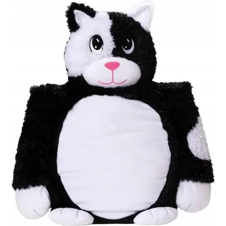 Epee Tulinen Tiere Kuscheltiere Weiß Schwarz Katze Kuschelkissen – Bild 1