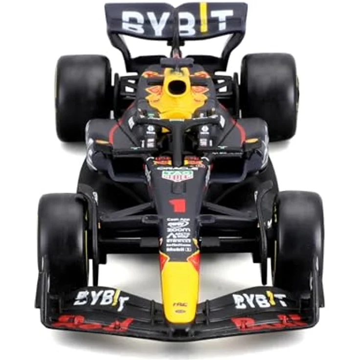 Bburago Red Bull Racing RB19 Max Verstappen #1 2023, Maßstab 1:43, realistische Nachbildung, offizielle Red Bull-Lizenz, empfohlenes Alter 3+ Jahre – Bild 4