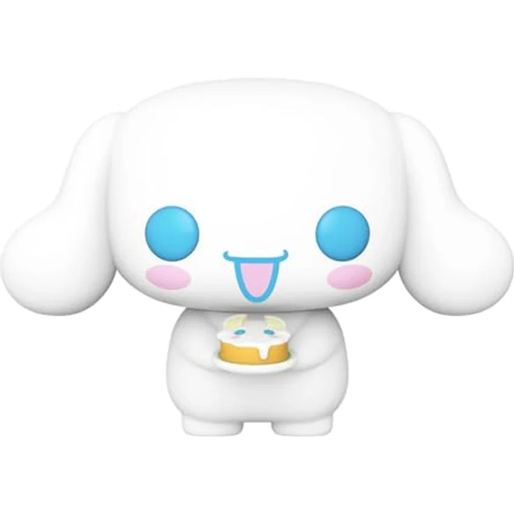 Funko Pop Cinnamoroll Sammelfigur mit Dessert, Hello Kitty and Friends Figur, 9,5 cm, mit kleinem Törtchen, weiß – Bild 2