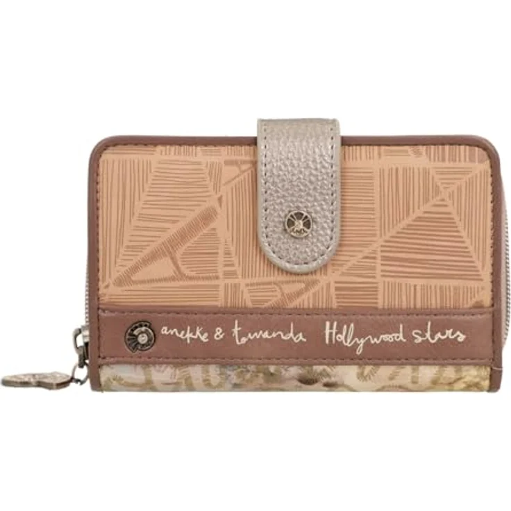 Anekke Geldbörse Hollywood Stars RFID Wallet M - Multicolor (altrosa / rosa / weiß / mauve), 2-tlg Set mit RFID-Blocker Schutz – Bild 5