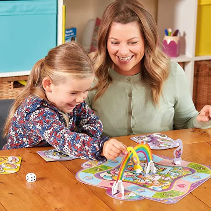 Orchard Toys Orchard Unicorn Fun Lernspiel, Brettspiel mit 3 Spielvarianten für 2-4 Spieler, altersgerecht für 4-8 Jahre – Bild 6