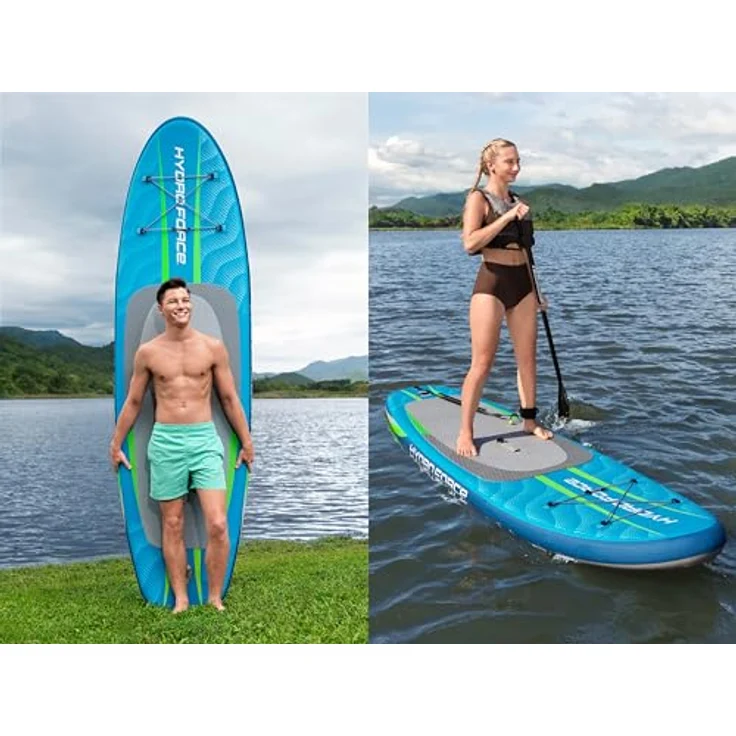 Bestway Hydro-Force SUP Allround Board-Set Aqua Journey 274 x 76 x 12 cm, aufblasbares Stand-Up-Paddleboard-Set in buntem Design – Bild 9