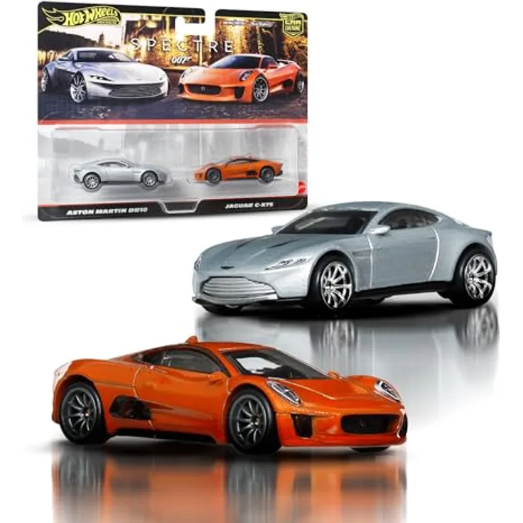 Hot Wheels Premium Car Culture 2er-Pack, Maßstab 1:64 mit Real Riders Reifen und Metall/Metall Karosserie, Spielzeug für Sammler, JBK97