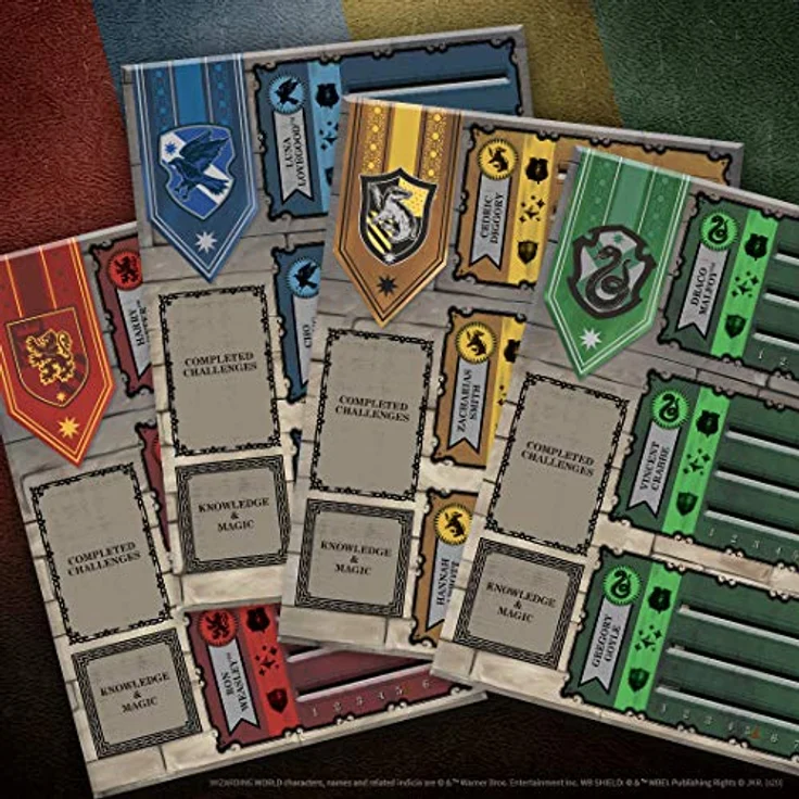 USAopoly Harry Potter: House Cup Competition, Brettspiel für 2 bis 4 Spieler, ab 11 Jahren, 75 Minuten Spielzeit, 1.751 kg – Bild 4