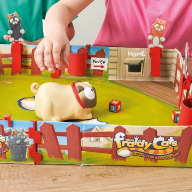 Megableu Jeu Chat Panic, Brettspiel für actionreiche Katzenjagd, ab 7 Jahren – Bild 6