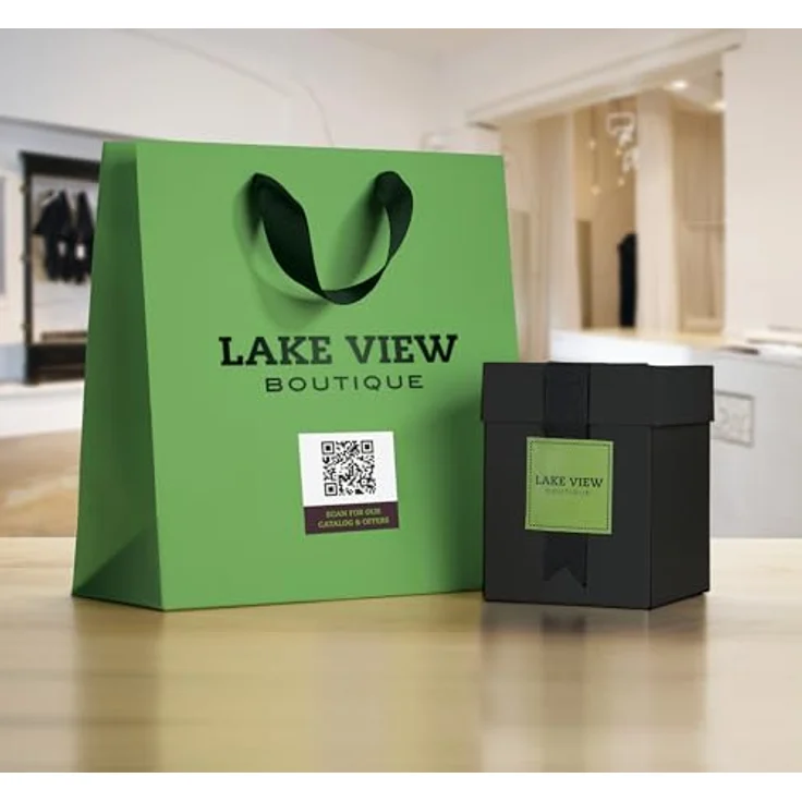 AVERY Zweckform L7121-25 Quadratische Etiketten (500 Klebeetiketten, 45x45mm auf A4, QR Code Aufkleber zum Bedrucken, selbstklebend, permanent haftende QR Code Etiketten) 25 Blatt, weiß – Bild 3