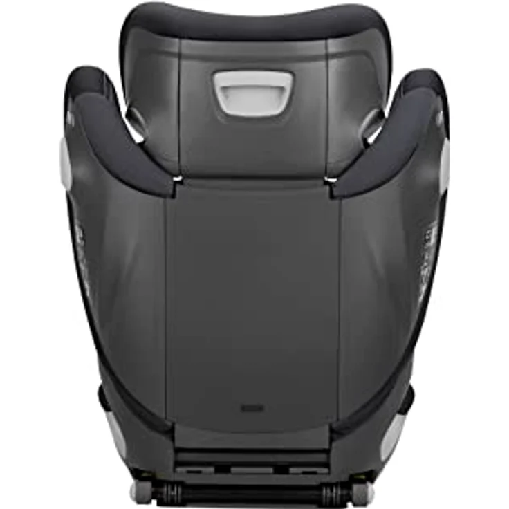 Avova Kindersitz Sora-Fix i-Size mit Isofix - Grey & Black, 100 cm - 150 cm / 3 Jahre bis 12 Jahre, Made in Germany, V-förmige Rückenlehne, 12-fach verstellbare Kopfstütze – Bild 7