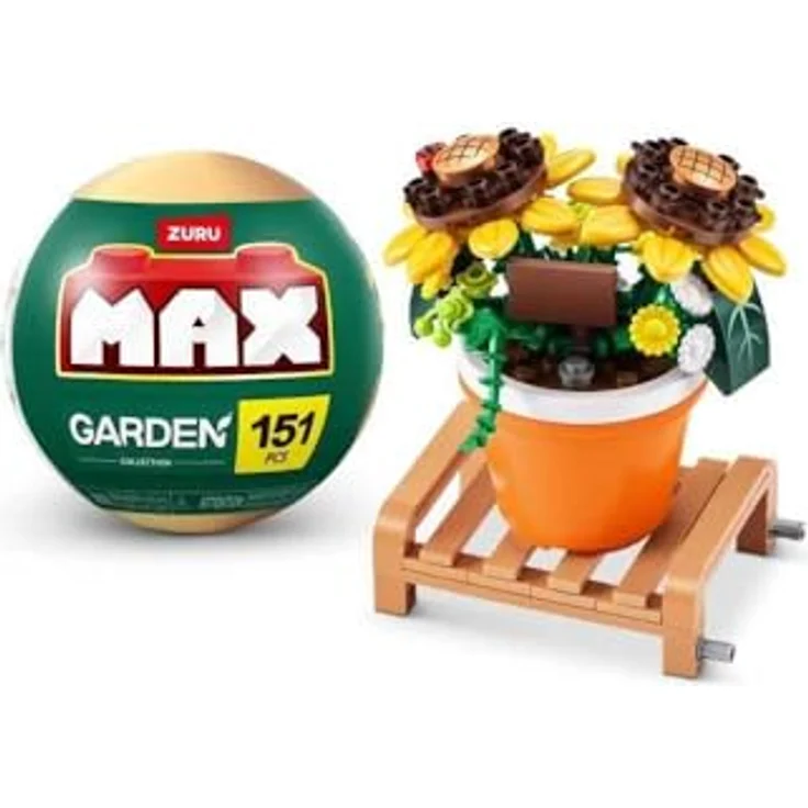 ZURU Kreativset MAX, Garden Collection, 6 verschiedene Pflanzen zum Zusammenbauen, sortierte Lieferung – Bild 5