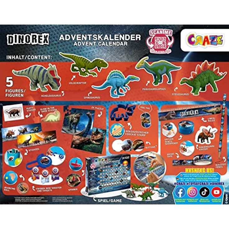 Craze Adventskalender Dinorex – Bild 3