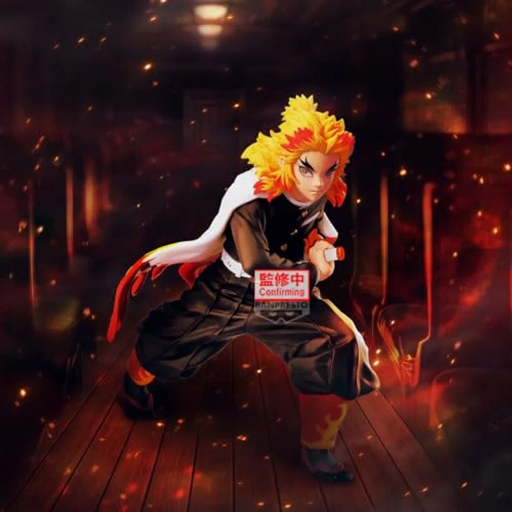 Banpresto Demon Slayer - Kyojuro Rengoku Maximatic, limitierte PVC-Statikfigur mit hochwertiger Verarbeitung – Bild 2