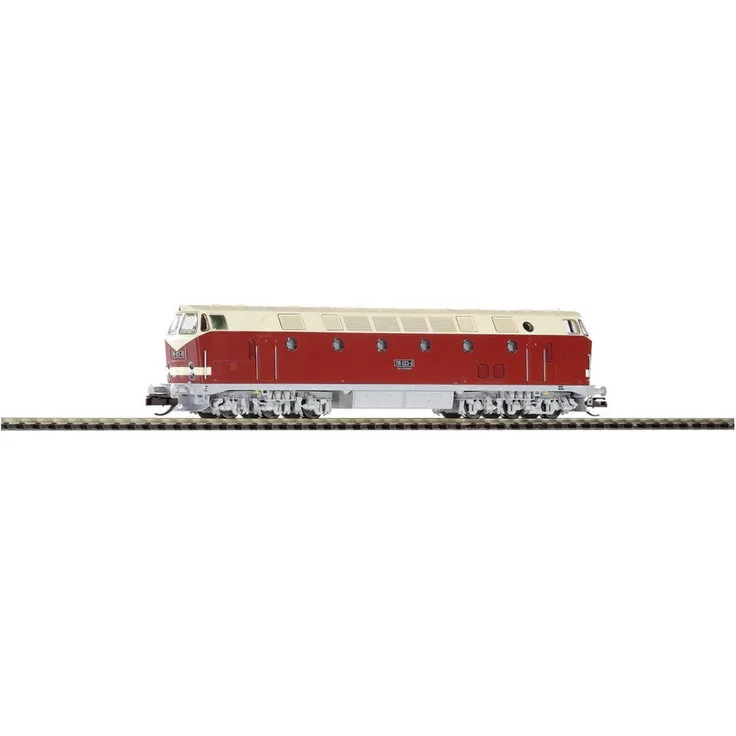 Piko TT Diesellokomotive Piko TT 47350 TT Diesellok BR 119 der DR, Ep. IV, PluX22-Digitalschnittstelle, weiß/rot-Licht