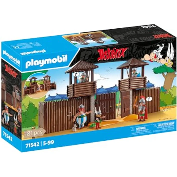 Playmobil® Konstruktions-Spielset Römerlager (71542), Asterix, (181 St), Made in Europe – Bild 2