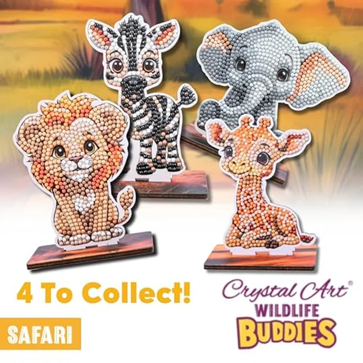CRAFT Buddy Crystal Art Buddies, Kreativset Steckfigur Elefant mit Diamantmalerei, Sammelartikel – Bild 2
