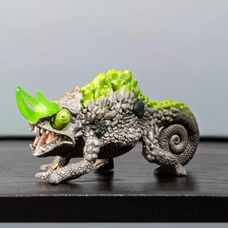 Schleich BattleCave Steinchamaeleon - ELDRADOR Creatures mit Katapult, ca. 15 cm Kantenlänge, für 7-12 Jahre – Bild 4