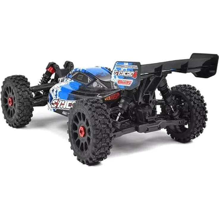 Corally RC Auto Syncro-4 RTR Blau 4WD 1:8 Buggy 3-4S Brushless Power - Ferngesteuertes Auto mit leistungsstarkem Brushless-Motor (3-4S) in Blau – Bild 5