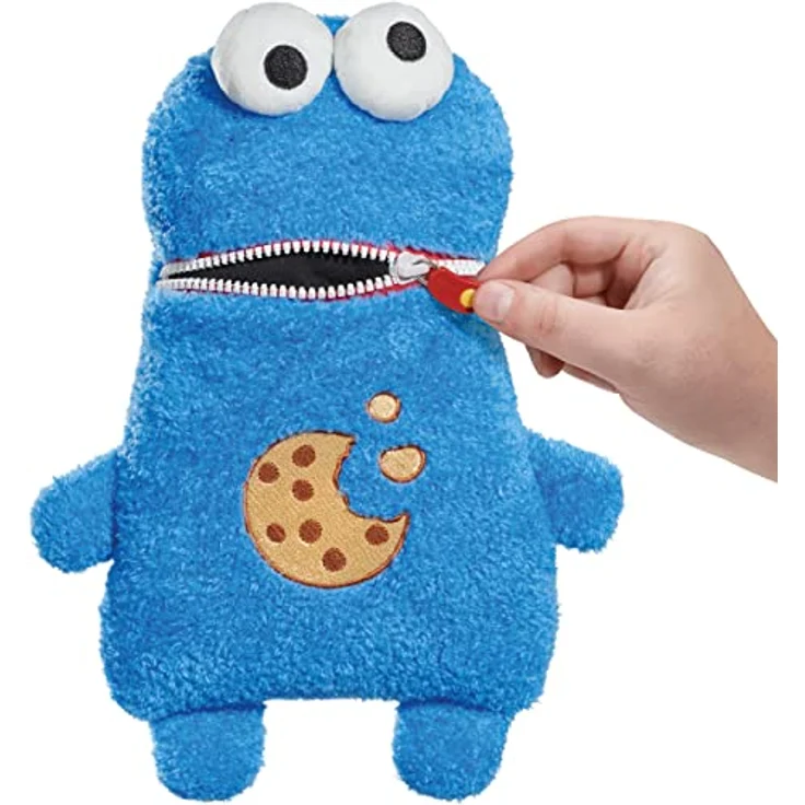 Schmidt Spiele 42548 Sorgenfresser, Krümelmonster aus der Sesamstrasse, Plüschfigur, 30 cm, normal – Bild 5